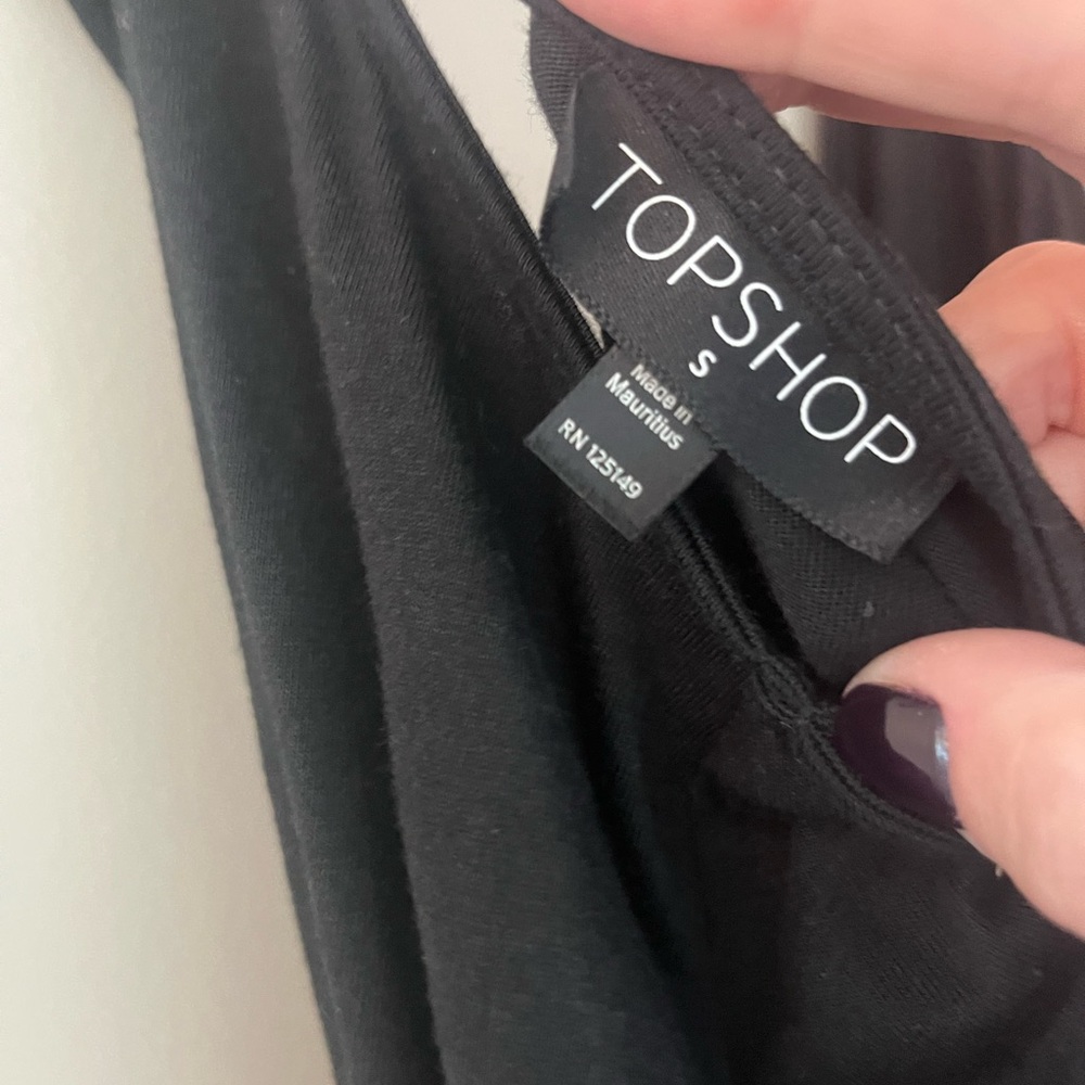 Topshop Black Camisole Sleek and Versatile